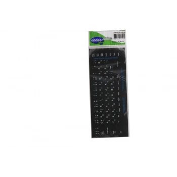 Addison 300169 Rusça q SiyahKlavye Stıker