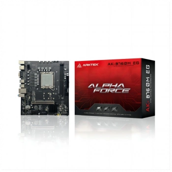 ARKTEK ALPHA FORCE, AK-B760M EG, 2xDDR5, 2x M.2, D-SUB, HDMI, DP, 12-13.14.Nesil, LGA1700 Soket, Anakart