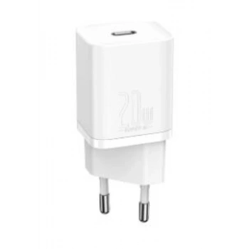 Baseus CCSUP-B02 Super Si QC Beyaz CCSUP-B02 20W Type-C Şarj Cihazı