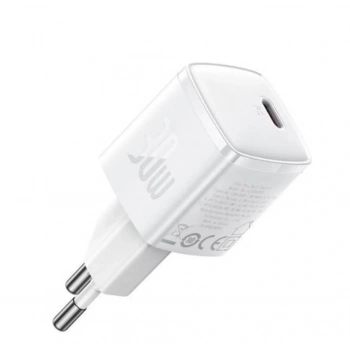 Baseus CCXF000302 30W USB-C Beyaz Şarj Adaptörü