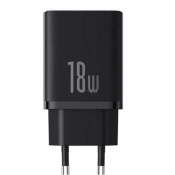 Baseus P10111405117-Z1  Cube Fast QC 3.0 18W USB-A Hızlı Şarj Aleti Cluster Black