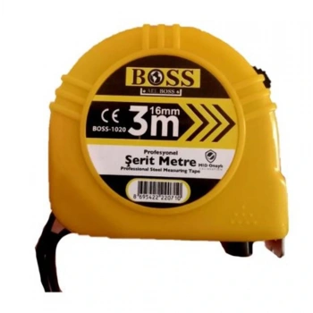 Boss Şerit Metre 16mm 3 metre
