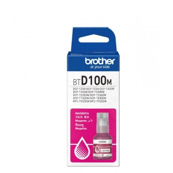 Brother BTD100M Magenta Kırmızı 5.000 Sayfa Şişe Mürekkep DCP-T430-T530-T730-T830  MFC-T930-T935