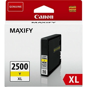 Canon PGI-2500XL Y  Yellow Sarı Mürekkep Kartuş MB4050-5050-5350