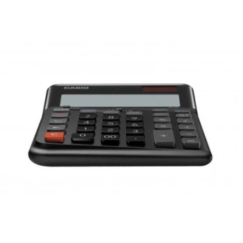 Casio DE-12E-BK Siyah 12 Hane Masa Üstü Ergonomik Tuşlu Hesap Makinesi