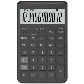 Casio JT-200T-GY 12 Hane Gri Masa Üstü Hesap Makinesi