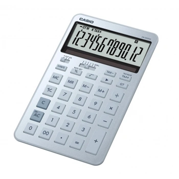Casio JW-200DQ-BU12 Hane Buz Mavisi Masa Üstü Hesap Makinesi