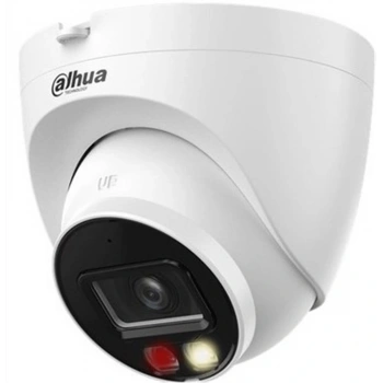 Dahua IPC-HDW1249T-S-IL 2MP 2.8MM Smart Dual Light Aydınlatmalı Sesli Renkli Color Dome IP Kamera