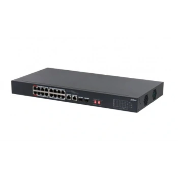 DAHUA PFS3218-16ET-135 16 PORT 16XFE-2XGE-2XGE/SFP 135W YÖNETİLEMEZ POE SWİTCH