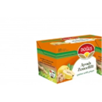 Doğuş Ayvalı Zencefilli Bitki Çayı Süzen Poşet 20x1,90 gr