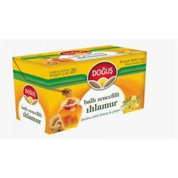 Doğuş Ballı Zencefilli Ihlamur Bitki Çayı 20x1,5 gr
