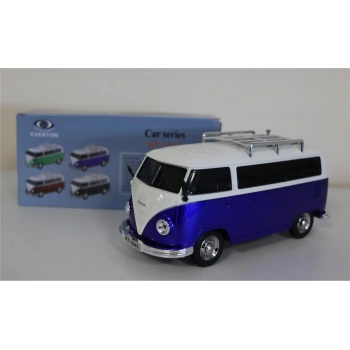 EVERTON RT-1945 Mavi Arabalı  Bluetooth Fm-Usb-Tf-Aux Şarjlı Nostaljik Radyo