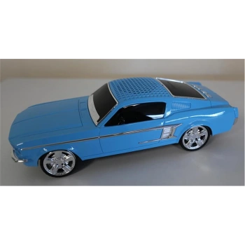 EVERTON RT-1953  Mavi (Blue) Arabalı  Bluetooth Fm-Usb-Tf-Aux Şarjlı Nostaljik Radyo