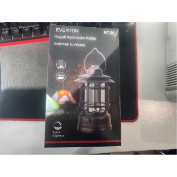 Everton Rt-28 Nostalji Kamp Lambası Şarjlı