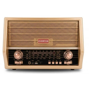 Everton Rt-606 Bluetooth Fm-Usb-Tf-Aux Şarjlı Nostaljik Radyo