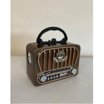 Everton RT-826M  Bluetooth-USB-SD-FM Şarjlı  Nostaljik Radyo El Fenerli
