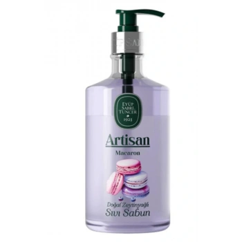 Eyüp Sabri Tuncer Artisan  Macaron 600ml Doğal Zeytinyağlı Sıvı Sabun
