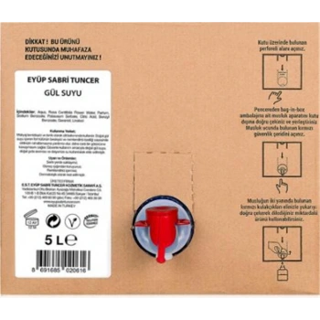 Eyüp Sabri TuncerGül Suyu 5 lt - Bag in Box