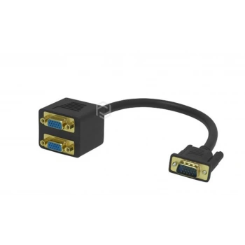 Frisby FA-6678C VGA - 2 x VGA Görüntü Çoklayıcı ve Dönüştürücü(VGA Erkek - 2 x VGA Dişi)