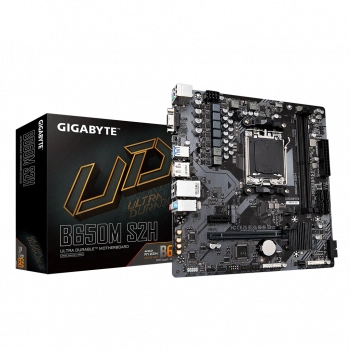 GIGABYTE B650M S2H 6400MHz(OC) DDR5 Soket AM5 M.2 HDMI DP D-Sub mATX Anakart