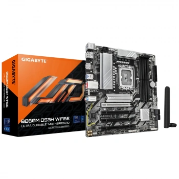 GIGABYTE B860M DS3H WIFI6E 1851 DDR5 9066(OC) MHz mATX Gaming Anakart