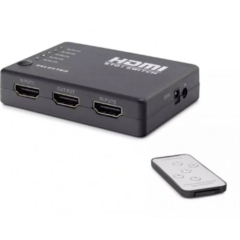 Hadron Hdx1272  5 Port Hdmi Switch 5Giriş 1Çıkış Kumandalı