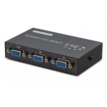Hadron Hdx1280 2 Port Vga Switch 54Mhz 2Giriş 1Çıkış Butonlu Geçiş