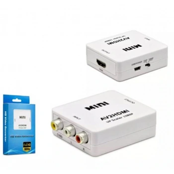 HADRON HDX1282 HD VIDEO CONVERTOR AV (IN) TO HDMI (OUT) BEYAZ