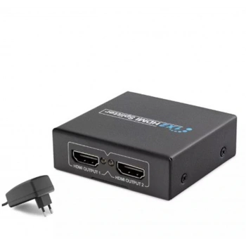Hadron Hdx1284 2 Port Hdmi Splitter 1.4V 1080P 3D 1-In 2-Out Siyah