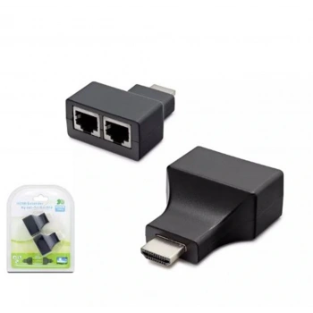 HADRON HDX1298 30M HDMI EXTENDER BY CAT5-6 SİYAH