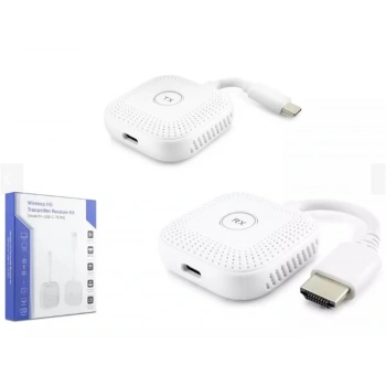 Hadron HDX1385 50mt Type-C Tx - Hdmi Rx Extender Kablosuz 1080p (Tv-Tablet-Projektör)