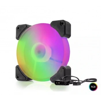 Hadron Hdx1518 12cm Kasa Fanı Performans 4Pin Rgb Siyah