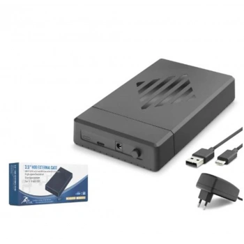 HADRON HDX1794 3.5 İnç SATA HDD Harici Disk Kutusu USB 2.0 Type-C - Siyah
