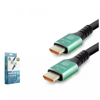 HADRON HDX2044 HDMI (M) T0 HDMI (M) KABLO PVC 8K 60HZ 2.1V 1.5M SİYAH