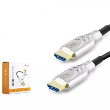 HADRON HDX2048 HDMI KABLO PVC 8K 60HZ 2.1V OPTIC OD8.0 15M SİYAH