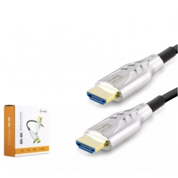 HADRON HDX2049 HDMI KABLO PVC 8K 60HZ 2.1V OPTIC OD8.0 20M SİYAH