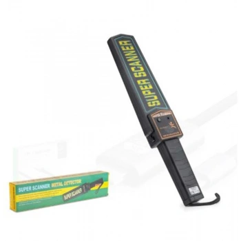 HADRON HDX6528 Super Scanner El Tipi Güvenlik Metal Dedektörü Siyah