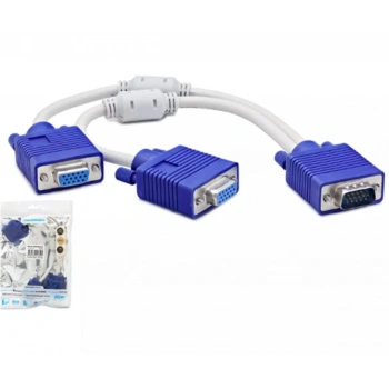 Hadron Hdx7753 Vga To 2-Vga F Y Kablo 30Cm Beyaz