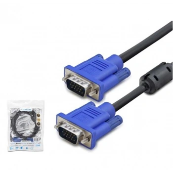 HADRON HDX7785 VGA Kablo OD 7.3 mm A Kalite 15 m - Siyah Mav
