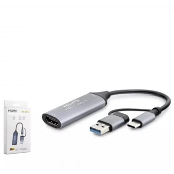 HADRON HDX7844 HDMI VIDEO CAPTURE TYPE-C+USB TO 4K 30HZ