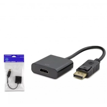 HADRON HDX7873 DisplayPort to HDMI Dişi Görüntü Dönüştürücü 4K 30 Hz - Siyah