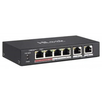 Hilook NS-0106MP-35 4 Port PoE, 35W, +2 Port Megabit Uplink Switch