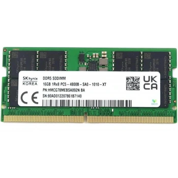 HyNIX 16GB DDR5 4800MHz HYNIX 1.1V Sodimm HMCG78MEBSA092N-BA Notebook Ram