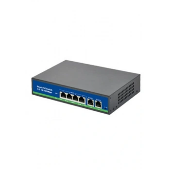 ISEE ISS-4006P 4 Port Poe+ 10-100 Mbps 2 Port 10-100 Uplink Switch 78W
