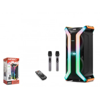 Kımıso QS4235 8 Uzaktan Kumandalı Mikrofonlu Bluetooth Speaker 2x8 330-270-680MM Usb-TfCard-Fm