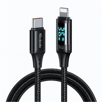 MCDODO CA-1030 36W TYPE-C TO LİGHTNİNG DİJİTAL GÖSTERGELİ DATA-ŞARJ KABLOSU