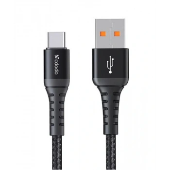 MCDODO CA-2271 USB-A TO Type-C Q.C 4.0 Hızlı Data-Şarj Kablosu 1M - Siyah