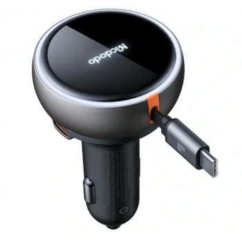 MCDODO CC-4850 80W USB-C Geri çekilebilir kablo Hızlı araç şarj cihazı