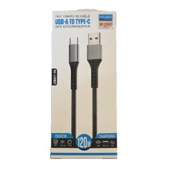 Megatech MT-120wt Hasır 120W Usb To Type-C Data Kablosu