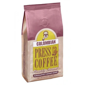 Mehmet Efendi 250GR Colombian Press Coffee ( Freshly Ground )